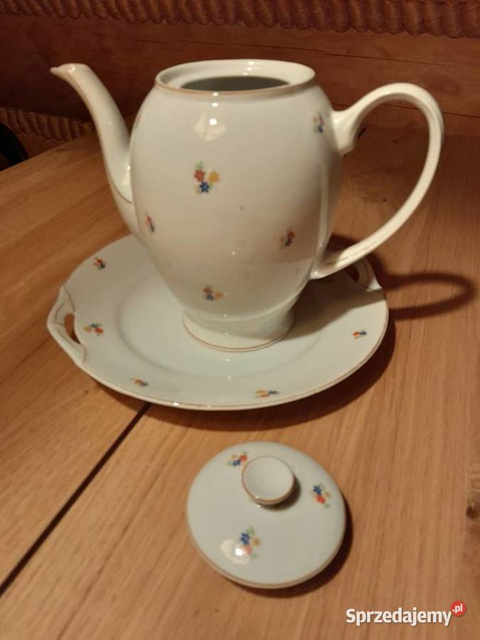 Stara porcelana Giesche Bogucice dzban talerz Dąbrowa Górnicza