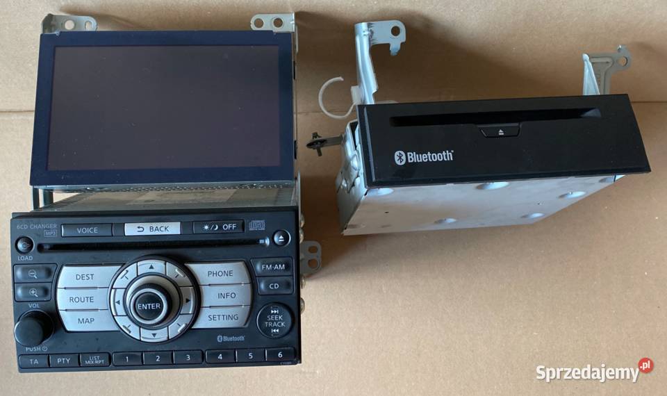 NISSAN X TRAIL T31 RADIO DVD WYŚWIETLACZ Kłodzko