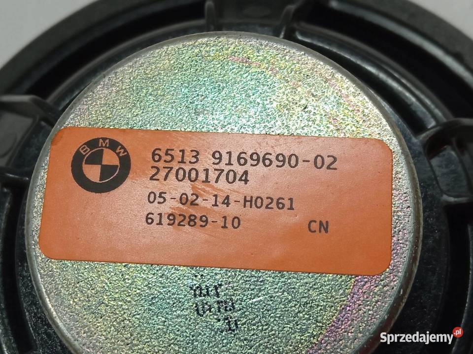 GŁOŚNIK 9169690 KOMPLET 9184795 Bmw Seria 6 III