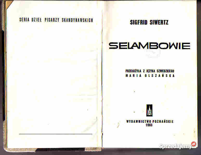 4318 SALAMBOWIE SIGFRID SIWERTZ Czyrna
