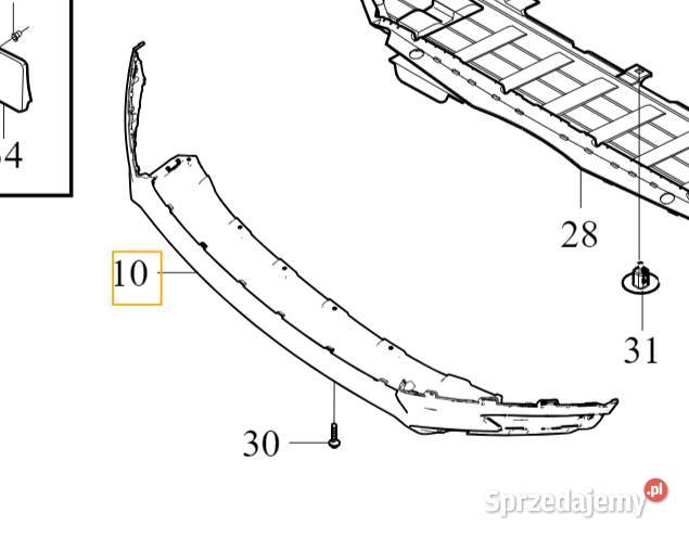 VOLVO V90CC dolna listwa spoiler dokladka Bielany Wrocławskie sprzedam