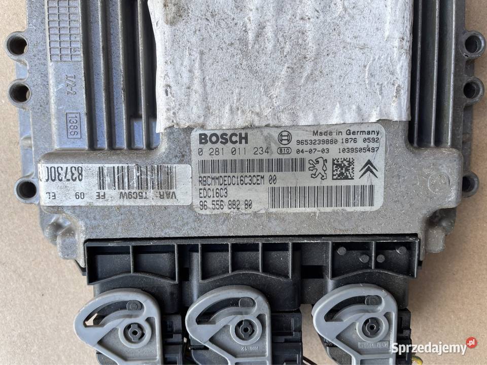 9655688280 komputer sterownik silnika Peugeot Szczecin
