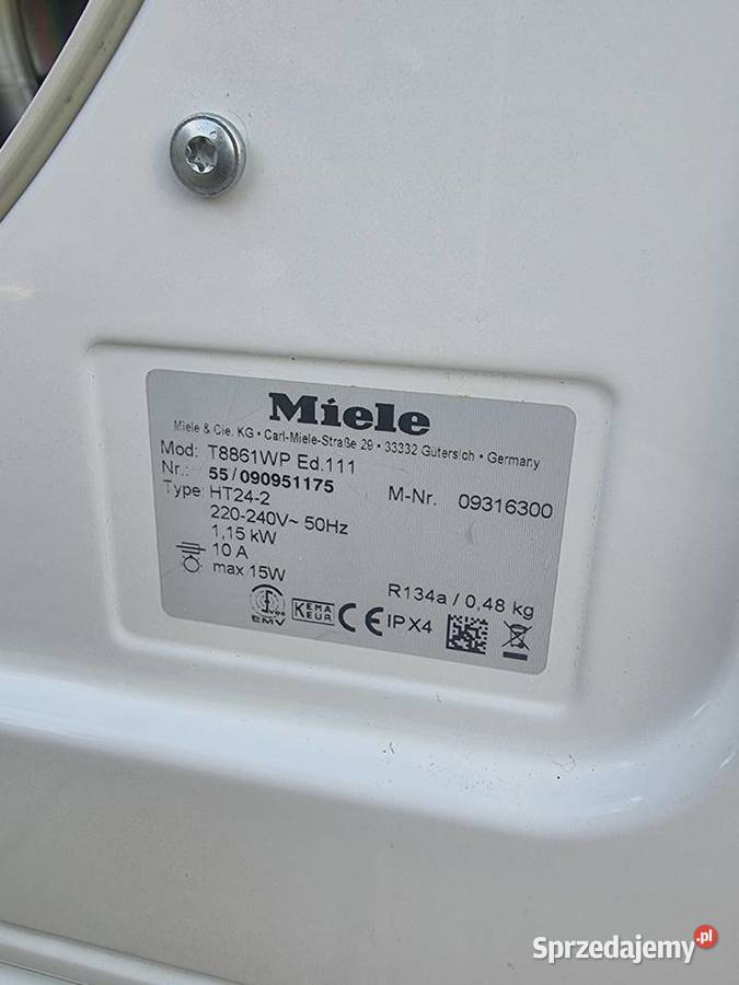 Suszarka kondensacyjna z pompą ciepła Miele T dolnośląskie Wrocław