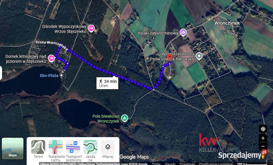 Grunt 1242m2 Wronczynek Kaniowa