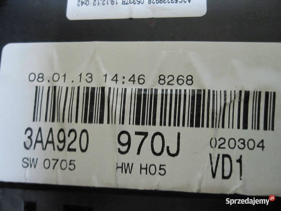 PASSAT B7 16 TDI 13r Licznik zegary 3AA920970J sprzedam