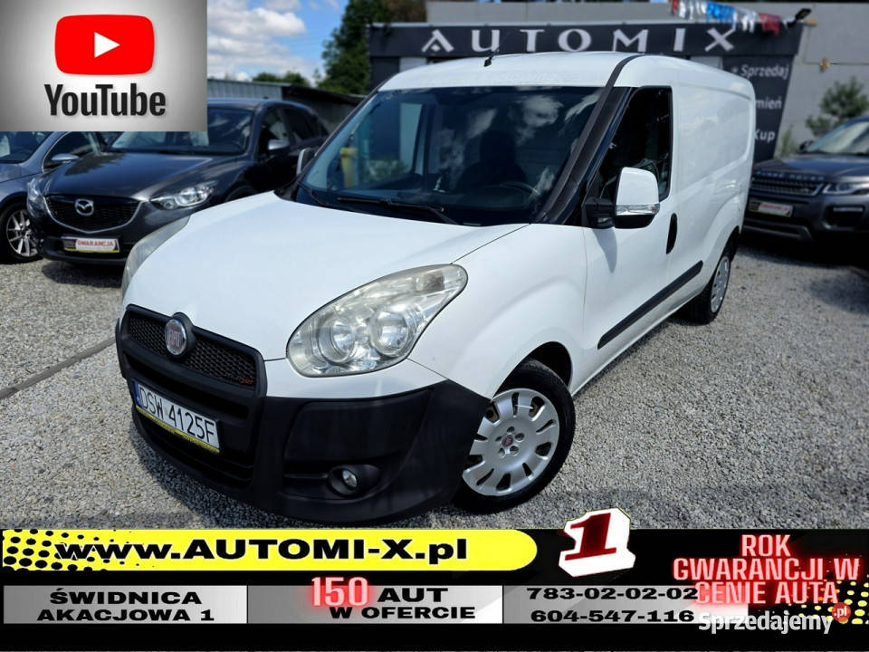 Fiat Doblo 13 D Duża Paka MAXI Gwarancja Zamiana Van / Minibus Motoryzacja dolnośląskie