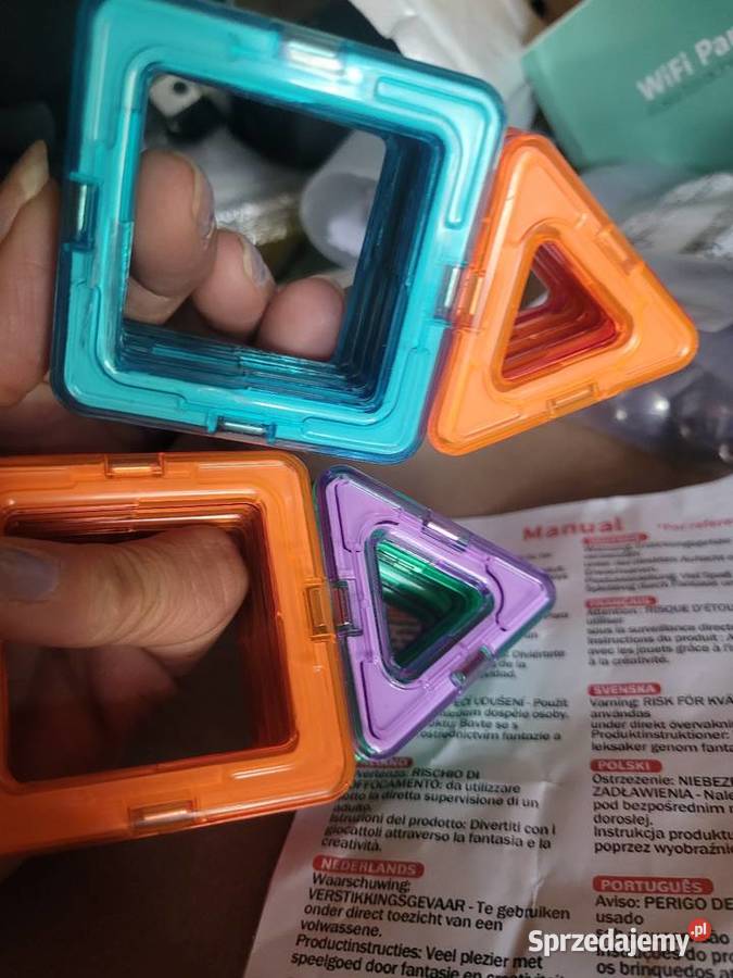 Klocki magnetyczne nowe