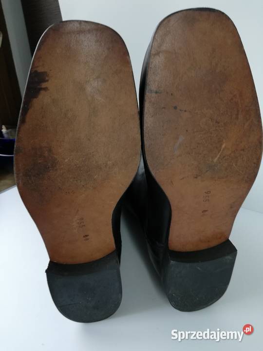 męskie oficerki na skórzanej podeszwie 44 stan Lublin