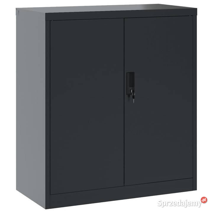 Szafka na dokumenty antracytowa 79x40x90 stalowa mazowieckie