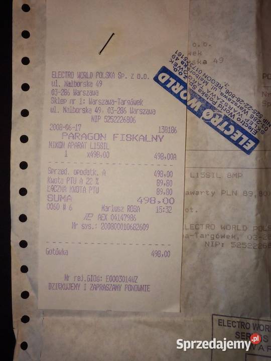 Aparat fotograficzny Nikon Coolpix L 15 Ząbki