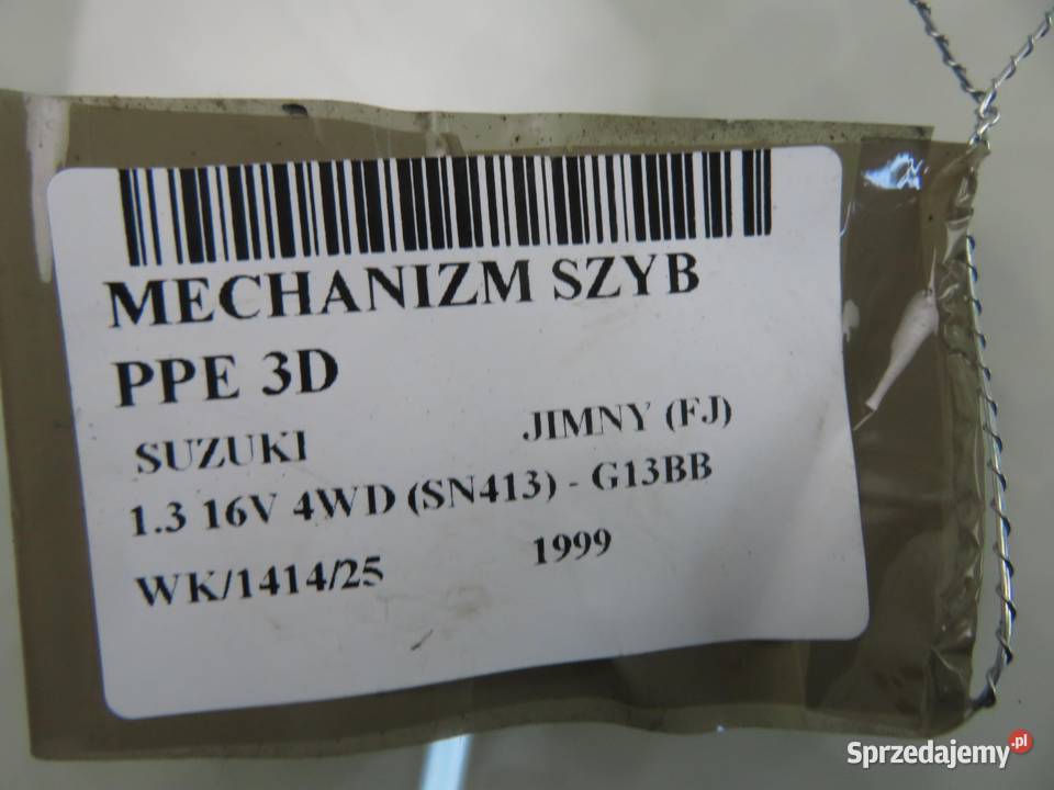 PODNOŚNIK SZYBY PRAWY 3D SUZUKI JIMNY FJ