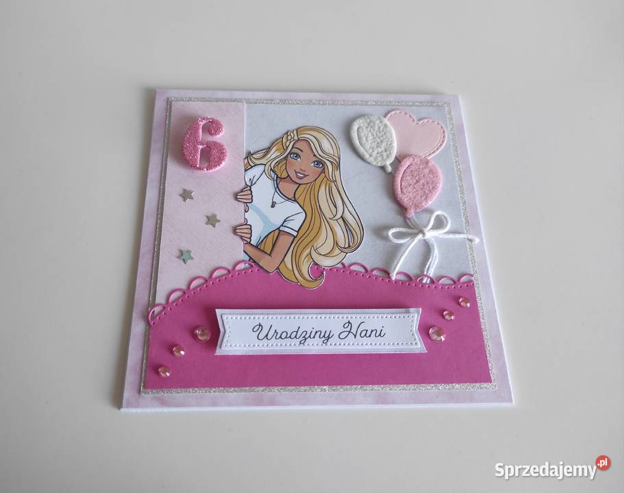 Personalizowana Kartka ręcznie robiona na sprzedam