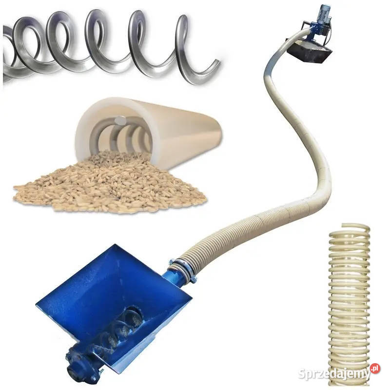 Elastyczny przenośnik spiralny FA90 6m 312m Maszyny rolnicze mazowieckie Warszawa