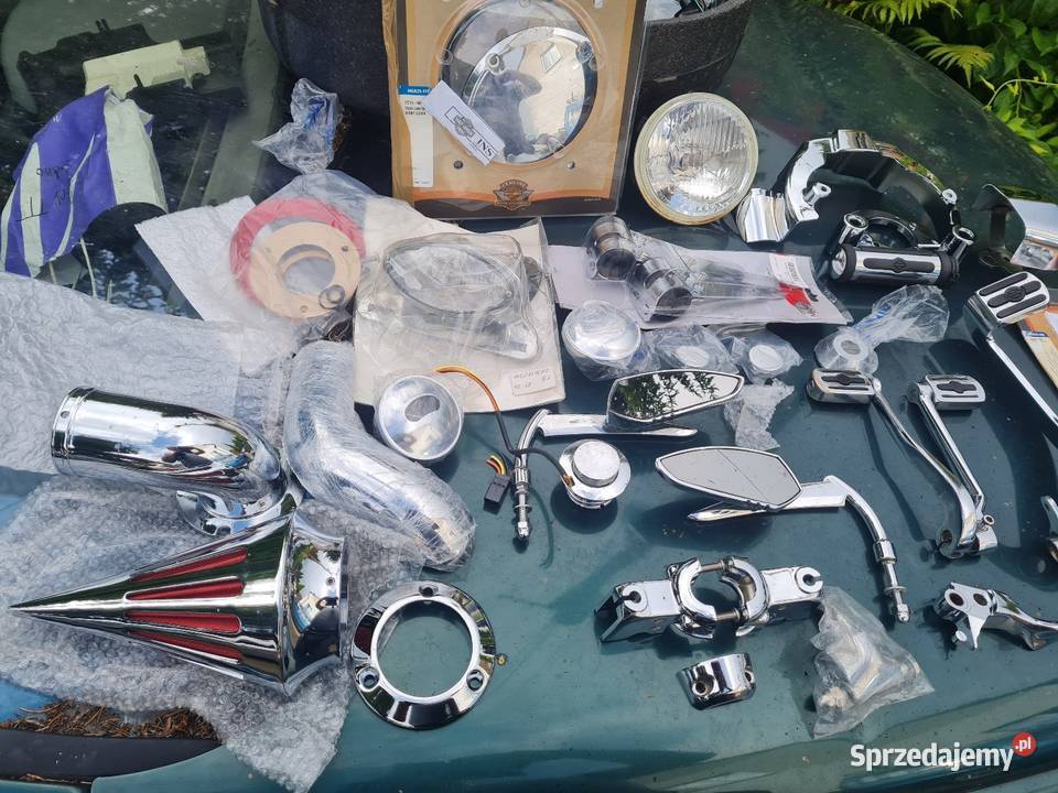 Harley Davidson Lusterka Ozdobne Dodatkowe Skawina