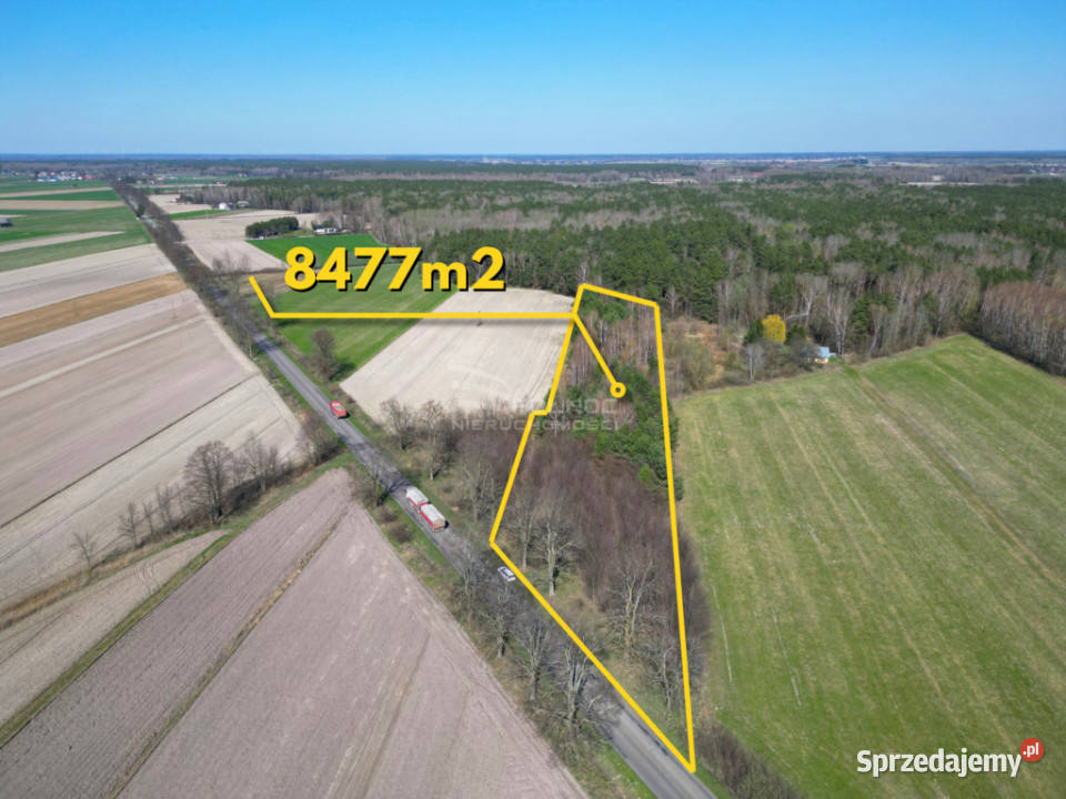 Działka z możliwościa zabudowy w Tucznej las