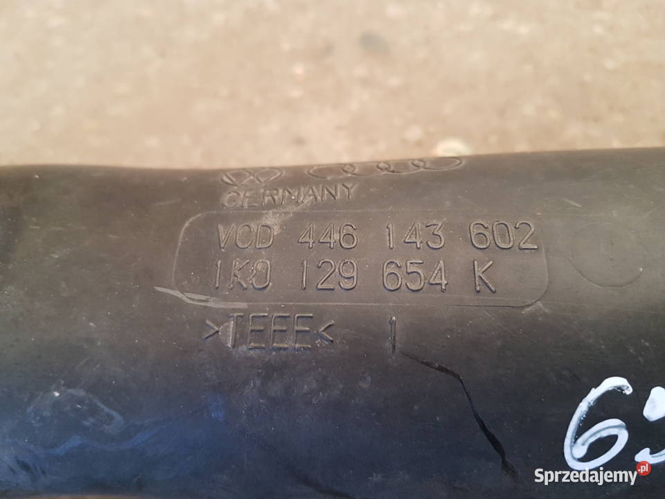 VW TOURAN 20 TDI RURA POWIETRZA DOLOT 1K0129654K sprzedam