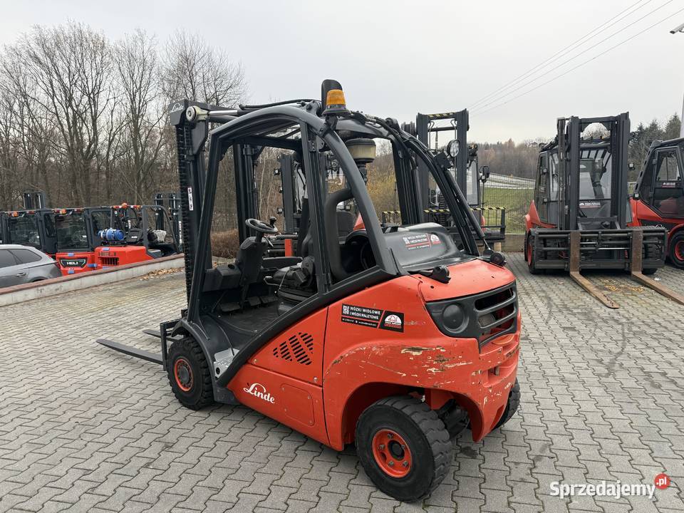 Wózek widłowy Linde H25T01 BD4561 przesuw boczny Mogilany