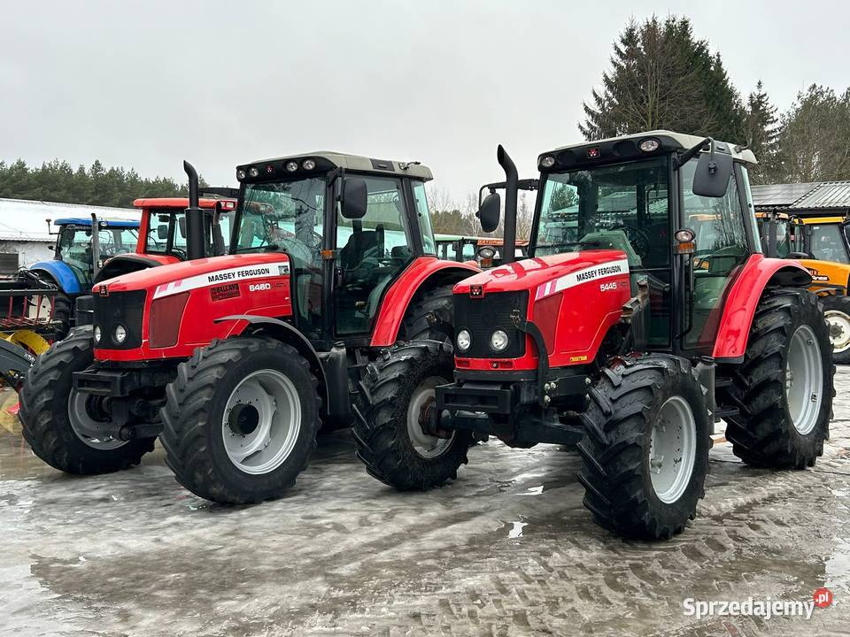 Massey Ferguson 5455 z turem MX mf 5445 class Półbiegi pod obciążeniem