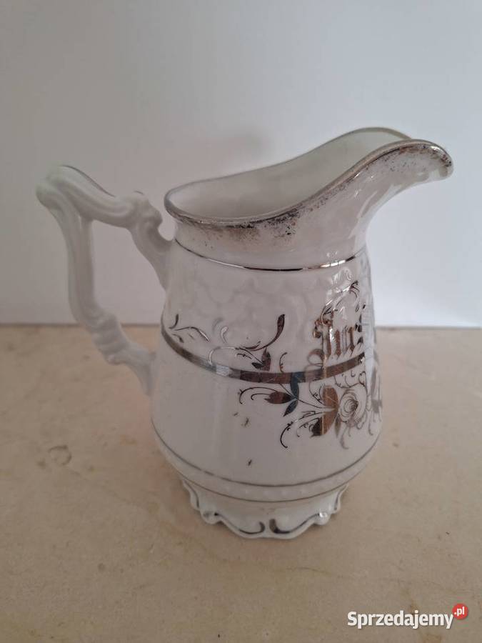 Stary dzbanek mlecznik porcelana Zur Gdańsk