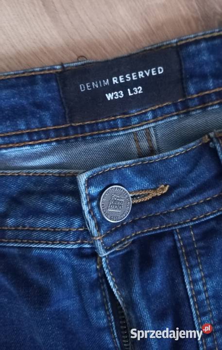Spodnie jeans Reserved Denim W33 L32 stan Reserved wielkopolskie Koło