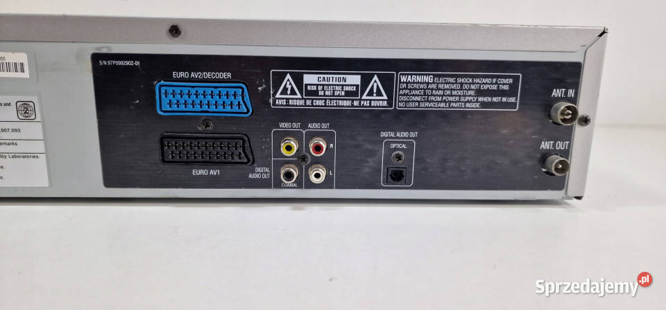Video VHS DVD kombo Daewoo SD7400 6 head stereo Magnetowidy wielkopolskie