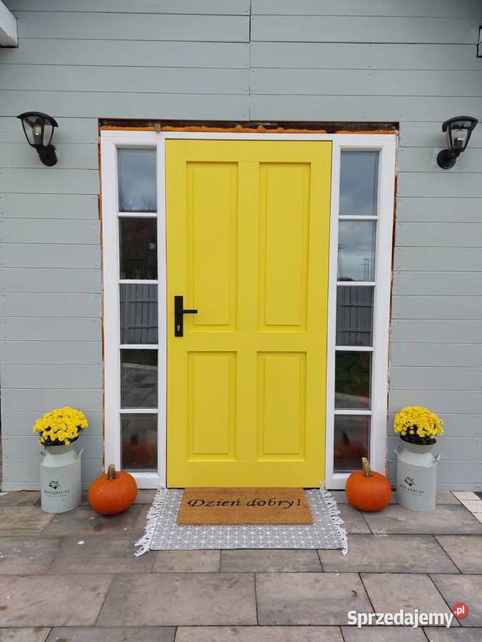 Drzwi Zewnętrzne Wejściowe Drewniane Z DOWOZEM Płock