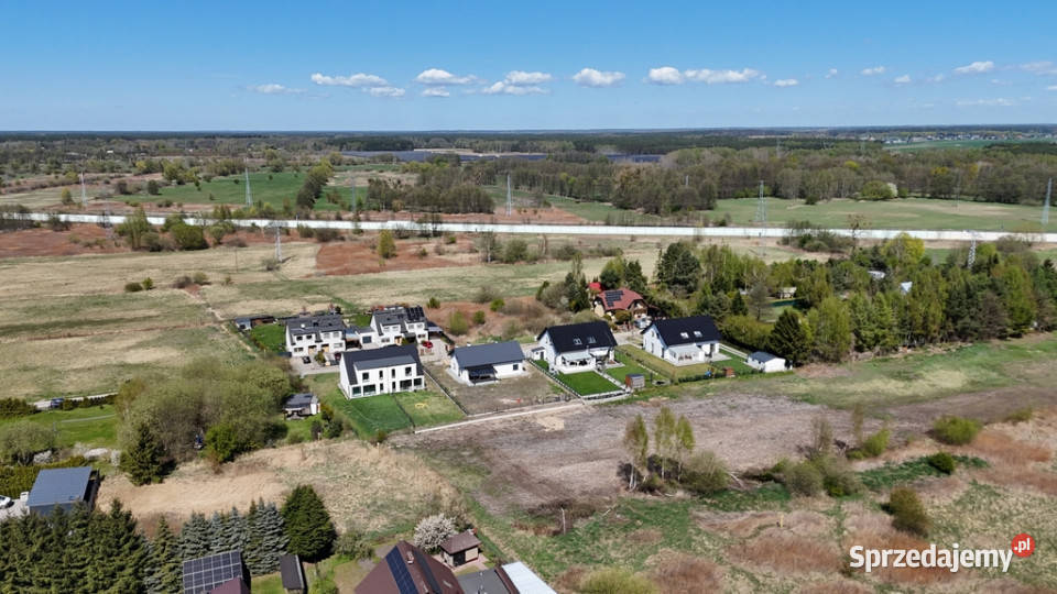 Działka jeziora Miedwie asfalt Zieleniewo