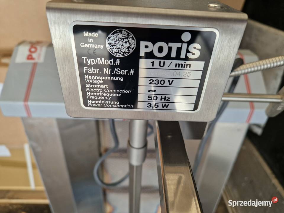 PROFESJONALNY Kebab Gazowy POTIS 4 Palniki