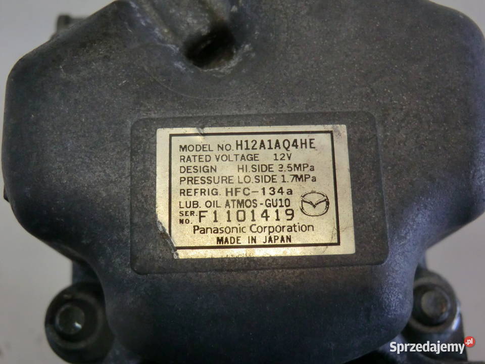 Mazda 3 22 Sprężarka klimatyzacji Panasonic