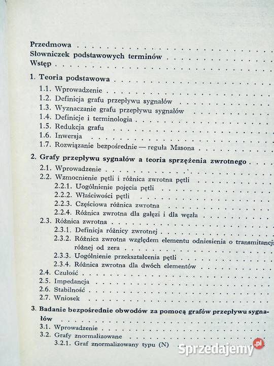Grafy przepływu sygnałów zawodowe książki outlet sprzedam