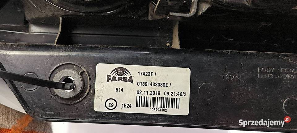 LAMPA PRAWA TYŁ FIAT FIORINO kujawsko-pomorskie