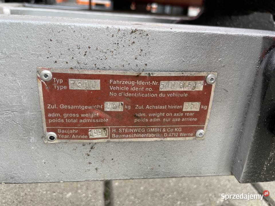 Winda budowlana Steinweg Optilift 500 wciągarka Ślesin