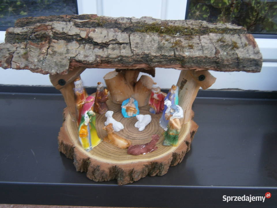 drewniana Szopka Bożonarodzeniowa drewniana Siedlce sprzedam