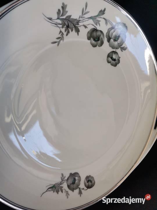 Stary przedwojenny talerz patera porcelana Katowice