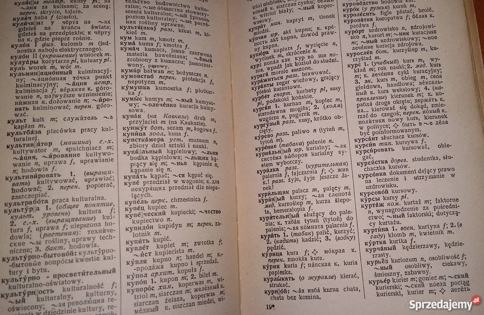 Słownik rosyjskopolski i polsko rosyjski 1949r 2 Łódź