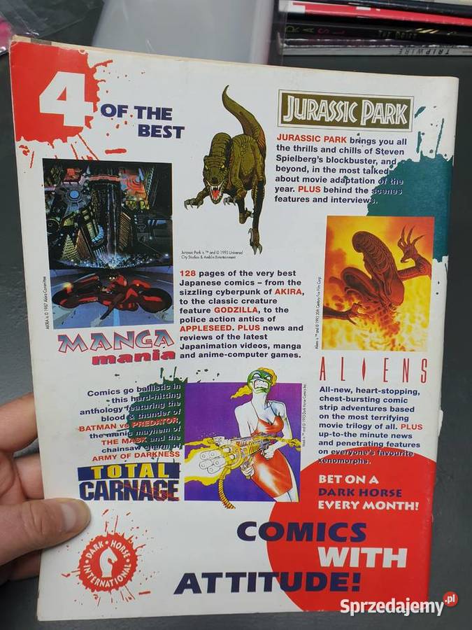 Manga Mania Magazyn komiksowy 1993 Akira Poster Komiksy Gdynia