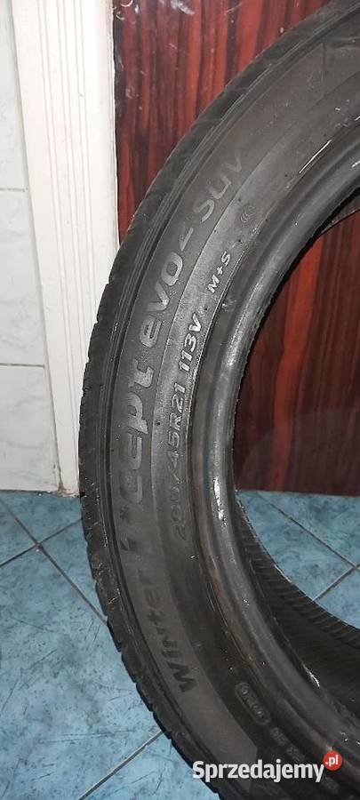 1 opona zimowa 285x45x21 HANKOOK cept evo 2 SUV 45 kujawsko-pomorskie Bydgoszcz sprzedam