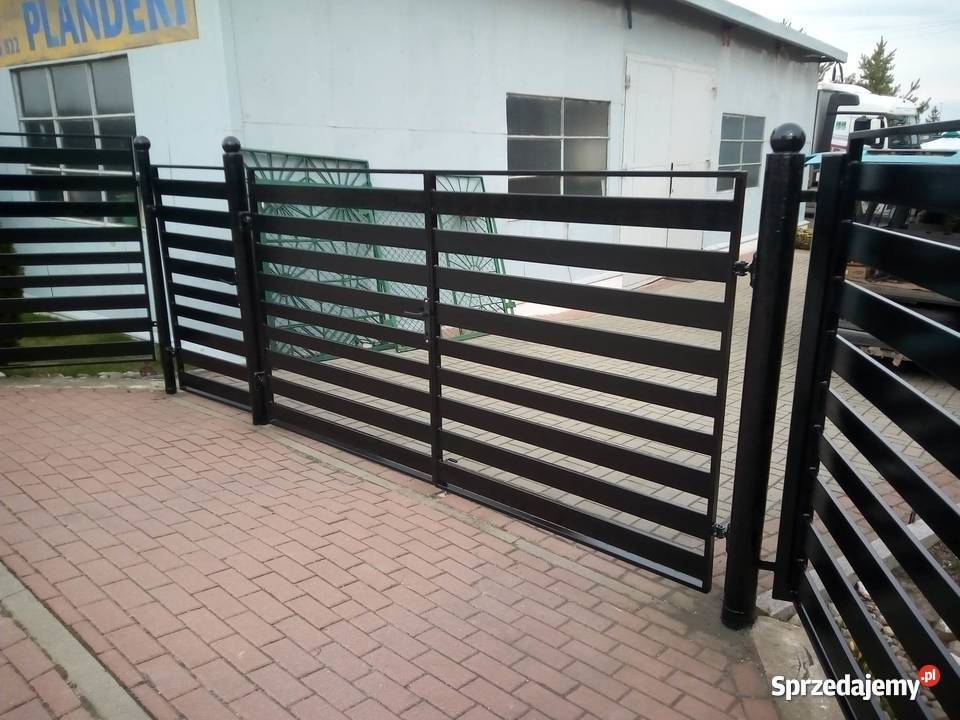 Bramy wjazdowe przesuwne dwuskrzydłowe dolnośląskie Pichorowice