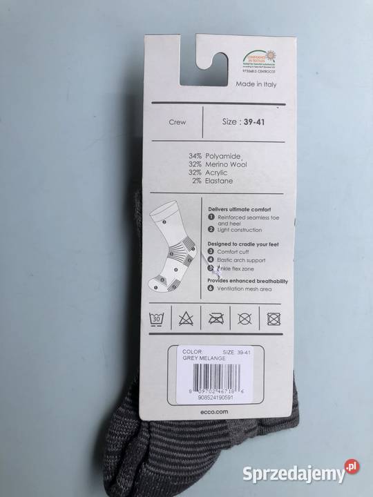 Skarpety ECCO EVERYDAY CREW SOCK r3941 Nowe Kraków