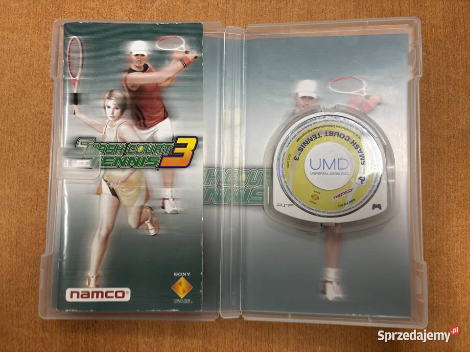 Smash Court Tennis 3 PSP Kompletny Zestaw Elbląg