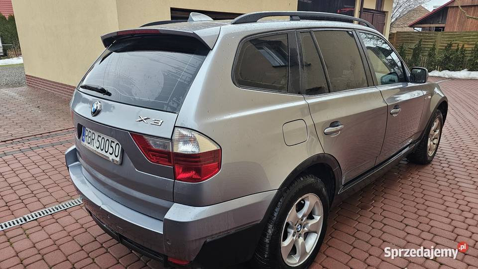 BMW X3 E83 20 2008r D 163 4x4 Aut Skóra z Belgii Zarszyn