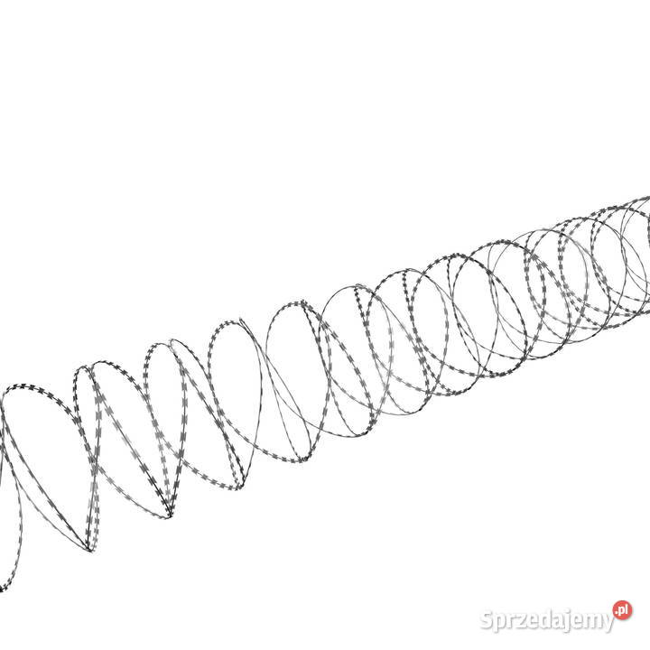 Zasieki concertina 450 mm 54 zwoje 3 złączki Szczecin