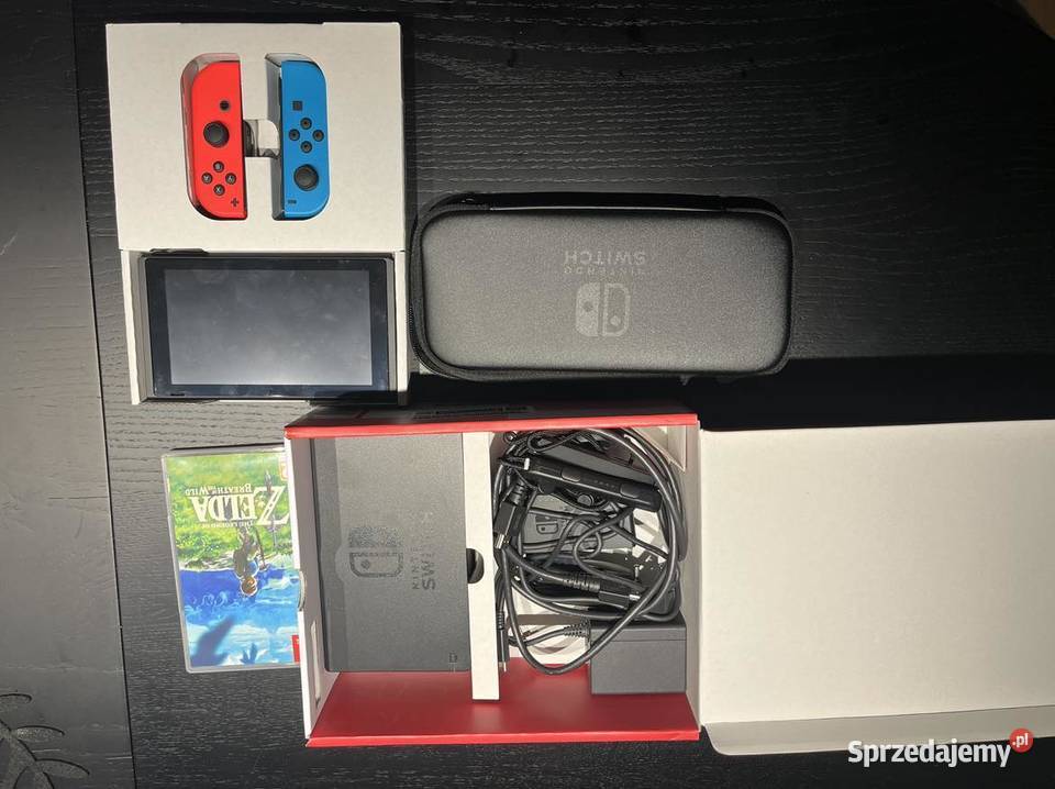 Nintendo Switch etui folia ochronnagra Zelda Białystok sprzedam