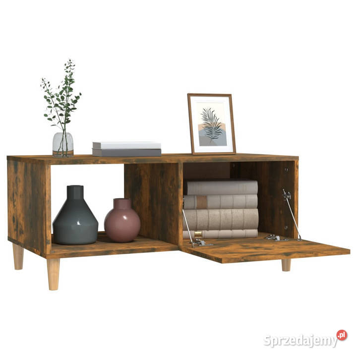 Stolik kawowy przydymiony dąb 895x50x40 WM817513 Warszawa