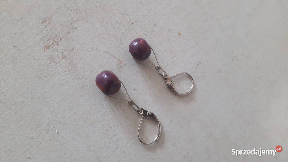 Kolczyki z ceramiki ręcznie wykonane Otwock