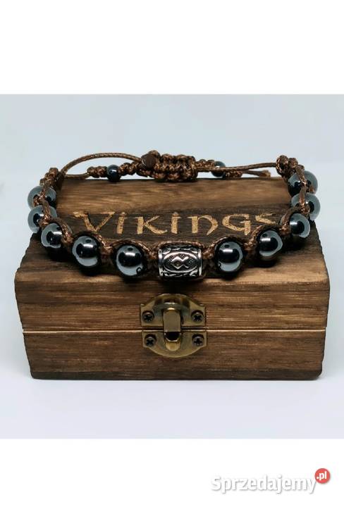 BRANSOLETKA RUNA ODALA WYBÓR STAL 316L KAMIEŃ Bransoletki śląskie Bytom