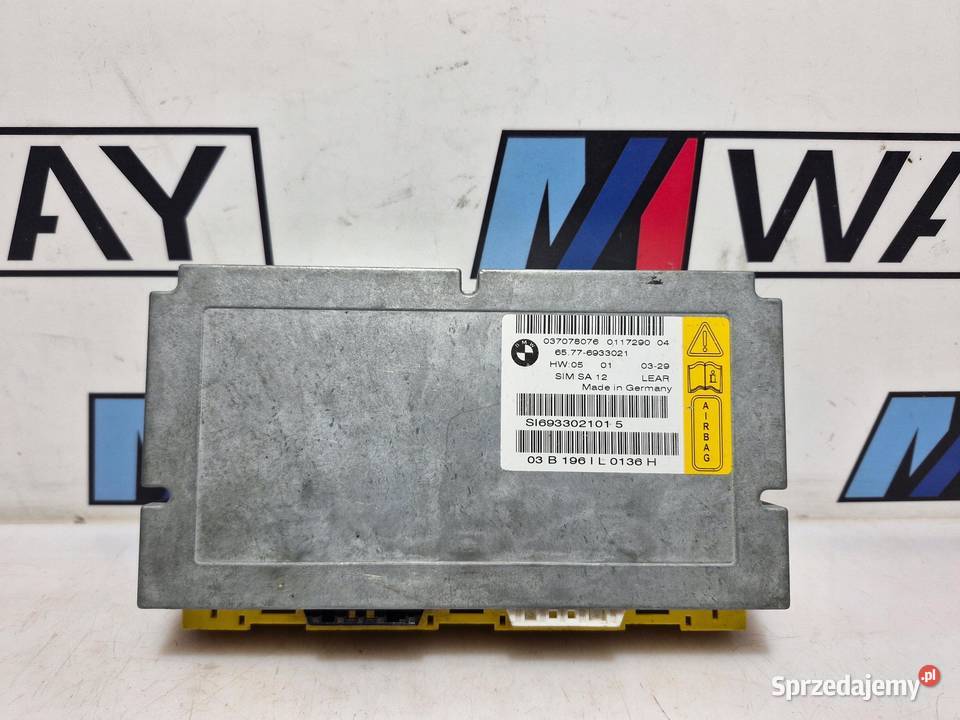 BMW 7 E65 E66 MODUŁ STEROWNIK SENSOR PODUSZEK