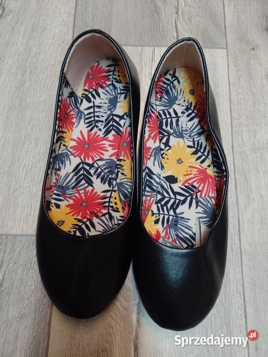 44 bpc Bonprix CZARNE baleriny wieczorowe na Kraków sprzedam