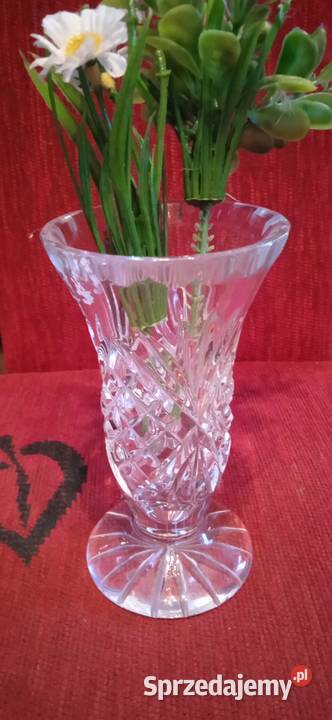 Piękne wazoniki z kryształu Ceramika i szkło dolnośląskie Świdnica sprzedam