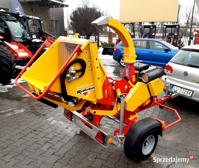 Mobilny rębak do gałęzi silnik benzyna RABAUD Lublin